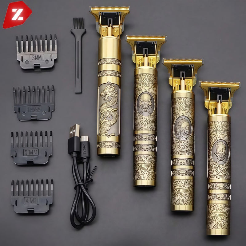 Máquina De Cortar Cabelo, Barba e Acabamento - Dragão | 3 em 1 Profissional